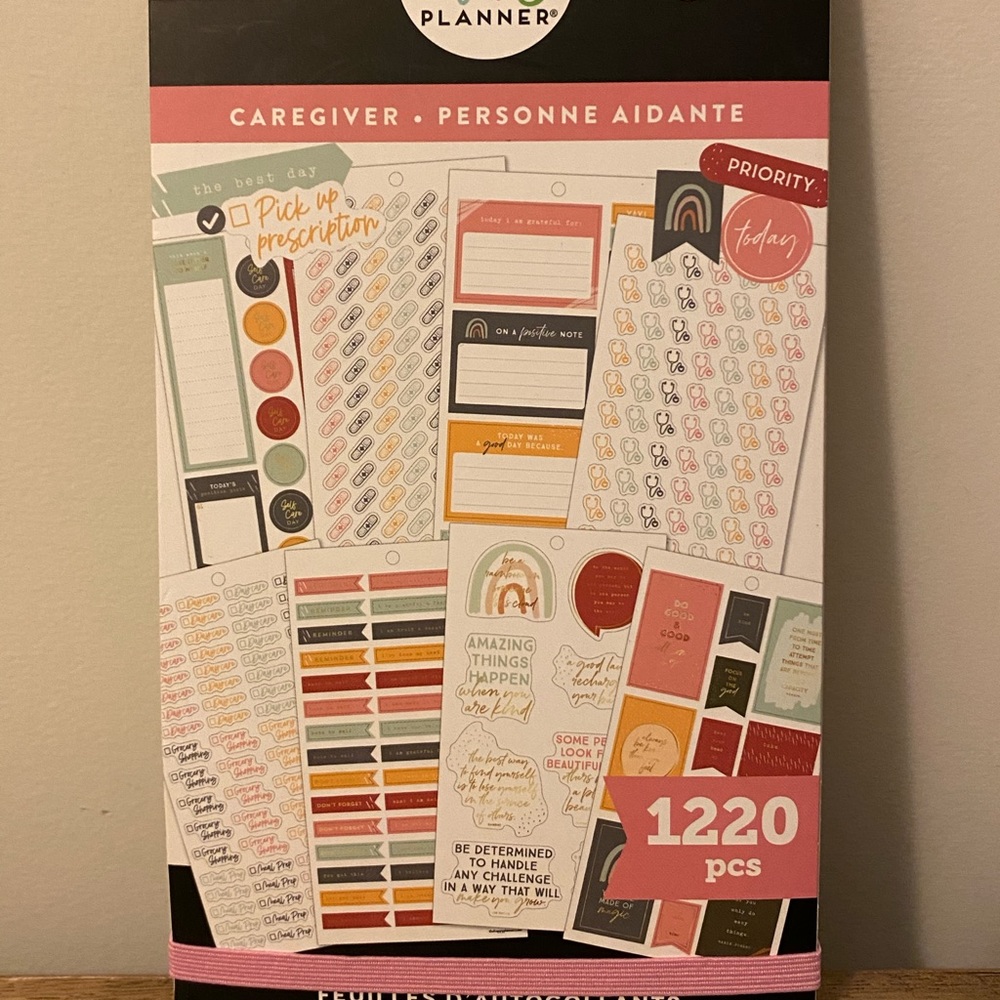 Caregiver Happy Planner Sticker Book